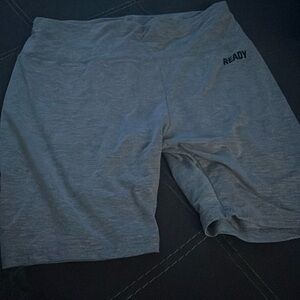 Grey biker shorts